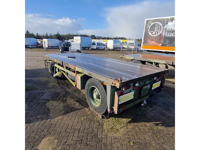 Open aanhangwagen 20ft, gs meppel, legergroen - afbeelding 30 van  34