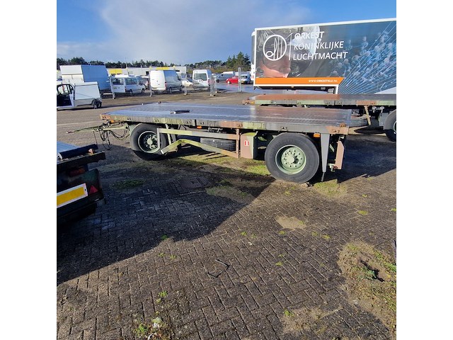 Open aanhangwagen 20ft, gs meppel, legergroen - afbeelding 31 van  34