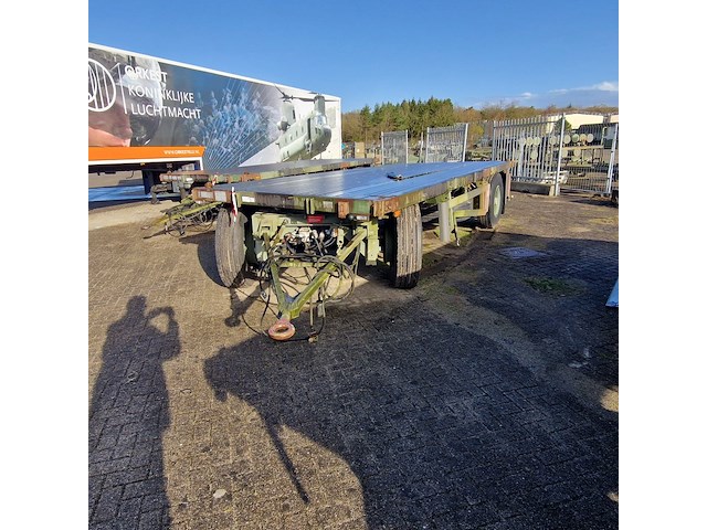 Open aanhangwagen 20ft, gs meppel, legergroen - afbeelding 32 van  34