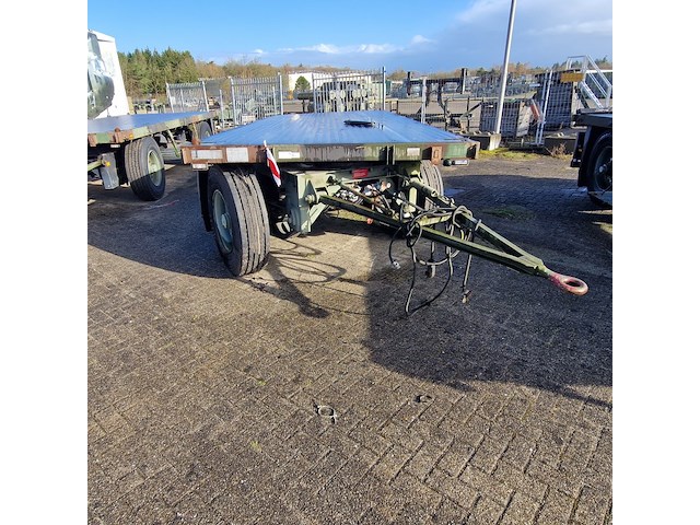 Open aanhangwagen 20ft, gs meppel, legergroen - afbeelding 33 van  34