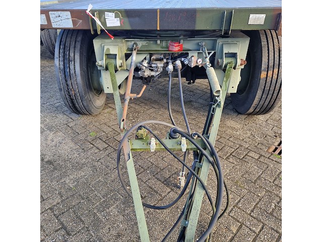 Open aanhangwagen 20ft, gs meppel, legergroen - afbeelding 4 van  41