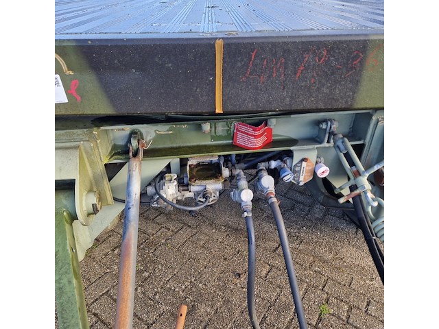 Open aanhangwagen 20ft, gs meppel, legergroen - afbeelding 5 van  41