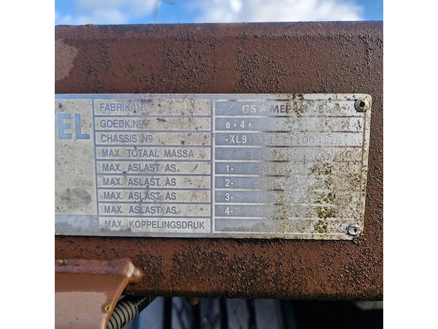 Open aanhangwagen 20ft, gs meppel, legergroen - afbeelding 7 van  41