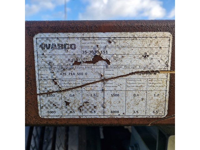 Open aanhangwagen 20ft, gs meppel, legergroen - afbeelding 8 van  41