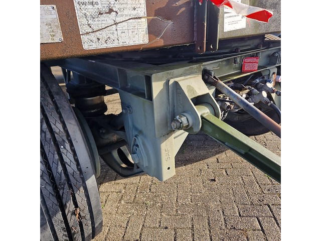 Open aanhangwagen 20ft, gs meppel, legergroen - afbeelding 11 van  41
