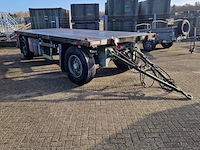 Open aanhangwagen 20ft, gs meppel, legergroen