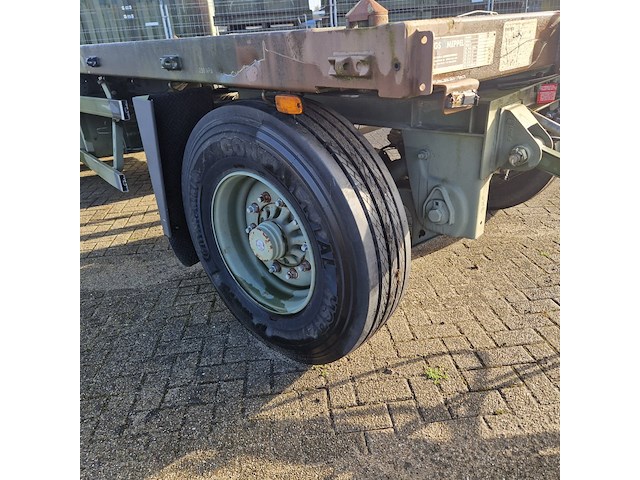 Open aanhangwagen 20ft, gs meppel, legergroen - afbeelding 16 van  41