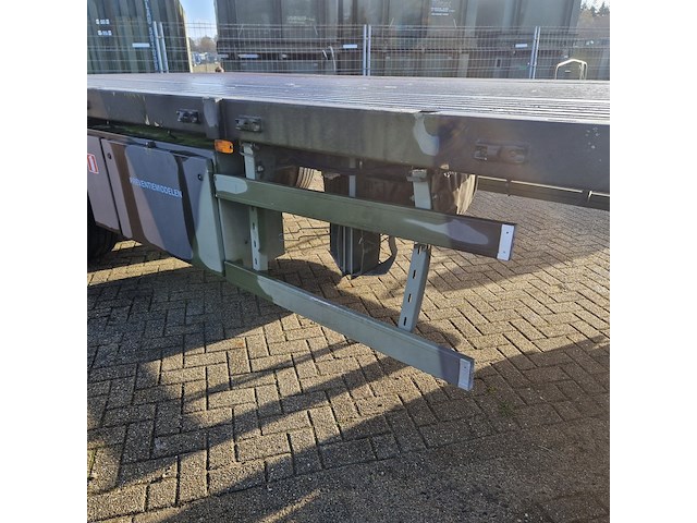 Open aanhangwagen 20ft, gs meppel, legergroen - afbeelding 19 van  41