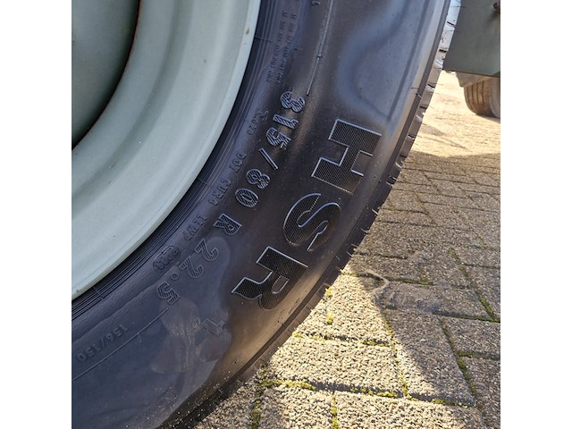 Open aanhangwagen 20ft, gs meppel, legergroen - afbeelding 22 van  41