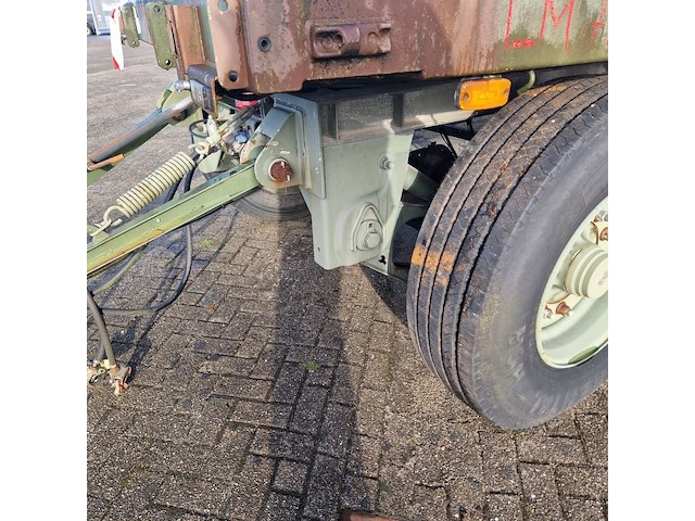 Open aanhangwagen 20ft, gs meppel, legergroen - afbeelding 35 van  41