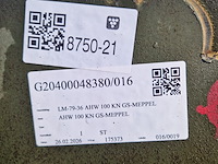 Open aanhangwagen 20ft, gs meppel, legergroen - afbeelding 36 van  41