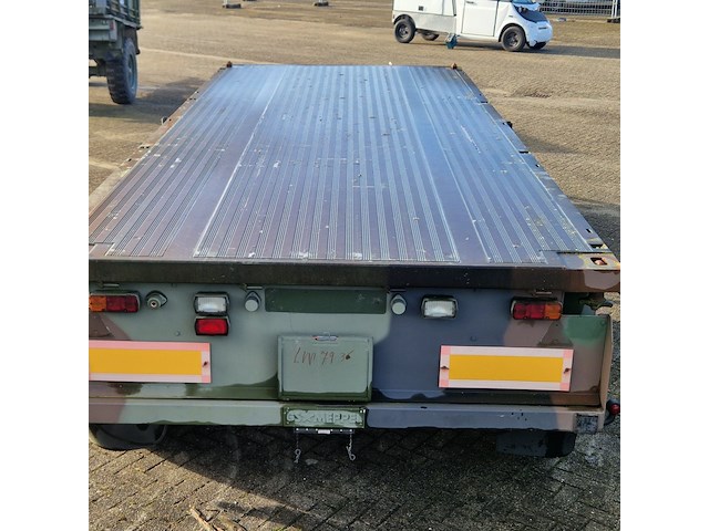 Open aanhangwagen 20ft, gs meppel, legergroen - afbeelding 34 van  41