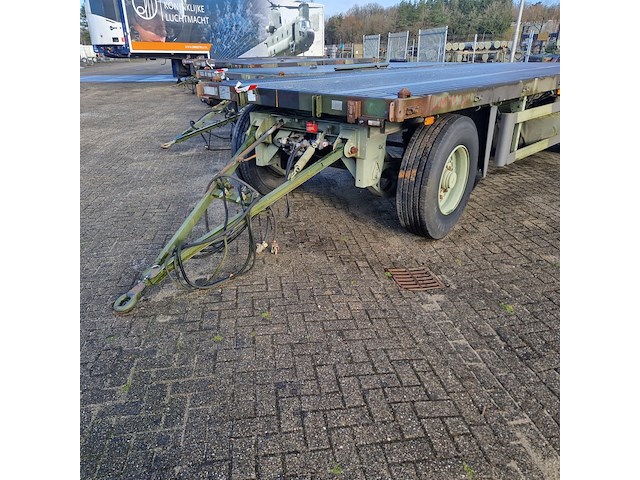 Open aanhangwagen 20ft, gs meppel, legergroen - afbeelding 40 van  41