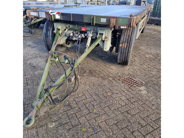 Open aanhangwagen 20ft, gs meppel, legergroen - afbeelding 41 van  41