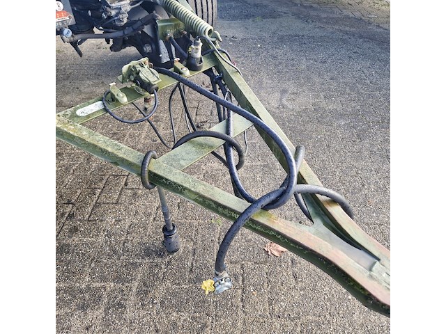 Open aanhangwagen 20ft, hoekstra, legergroen - afbeelding 7 van  38