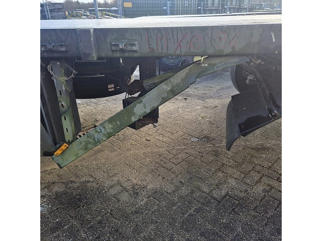 Open aanhangwagen 20ft, hoekstra, legergroen - afbeelding 10 van  38