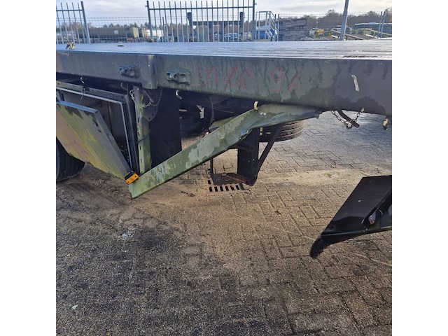 Open aanhangwagen 20ft, hoekstra, legergroen - afbeelding 11 van  38
