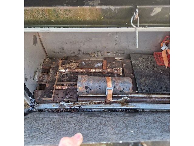 Open aanhangwagen 20ft, hoekstra, legergroen - afbeelding 13 van  38