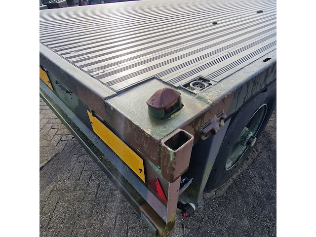 Open aanhangwagen 20ft, hoekstra, legergroen - afbeelding 16 van  38