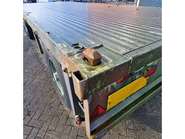 Open aanhangwagen 20ft, hoekstra, legergroen - afbeelding 18 van  38