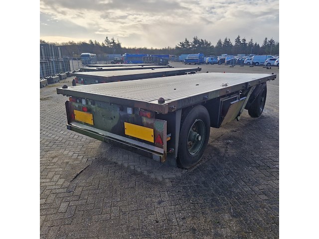 Open aanhangwagen 20ft, hoekstra, legergroen - afbeelding 12 van  38