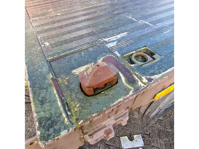 Open aanhangwagen 20ft, hoekstra, legergroen - afbeelding 29 van  38