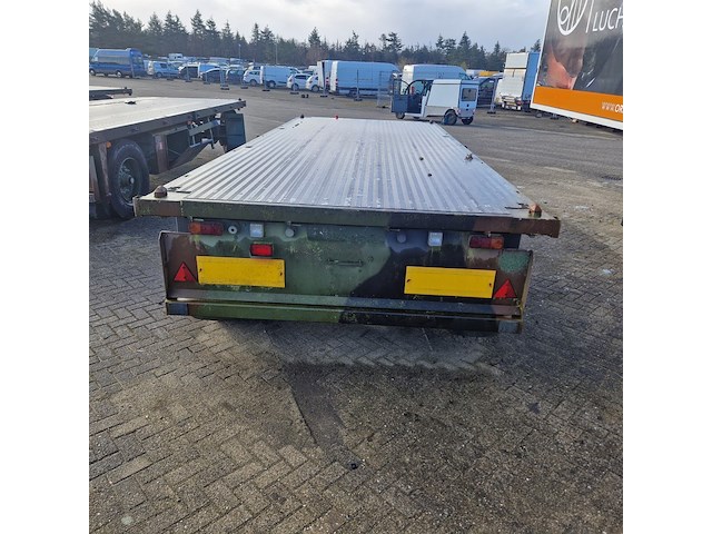 Open aanhangwagen 20ft, hoekstra, legergroen - afbeelding 23 van  38