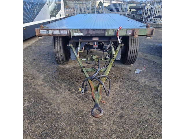 Open aanhangwagen 20ft, hoekstra, legergroen - afbeelding 36 van  38