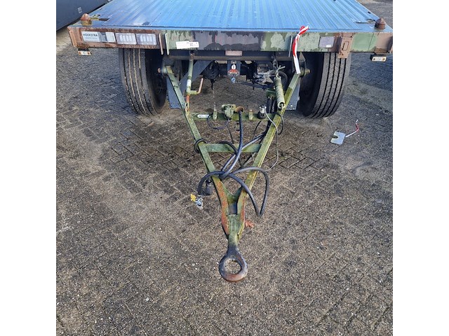 Open aanhangwagen 20ft, hoekstra, legergroen - afbeelding 38 van  38