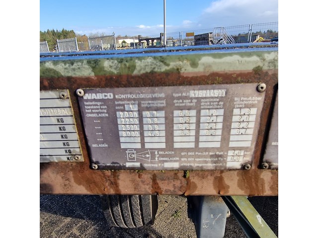 Open aanhangwagen 20ft, hoekstra, legergroen - afbeelding 4 van  29