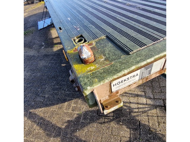 Open aanhangwagen 20ft, hoekstra, legergroen - afbeelding 7 van  29