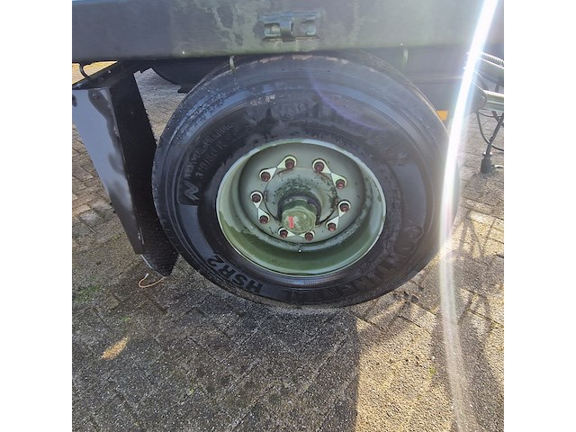 Open aanhangwagen 20ft, hoekstra, legergroen - afbeelding 8 van  29