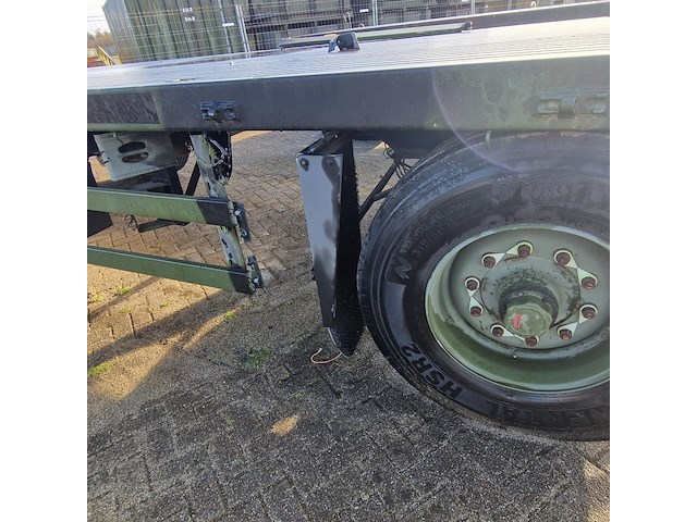 Open aanhangwagen 20ft, hoekstra, legergroen - afbeelding 9 van  29