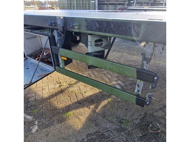 Open aanhangwagen 20ft, hoekstra, legergroen - afbeelding 11 van  29