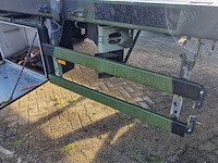 Open aanhangwagen 20ft, hoekstra, legergroen - afbeelding 11 van  29