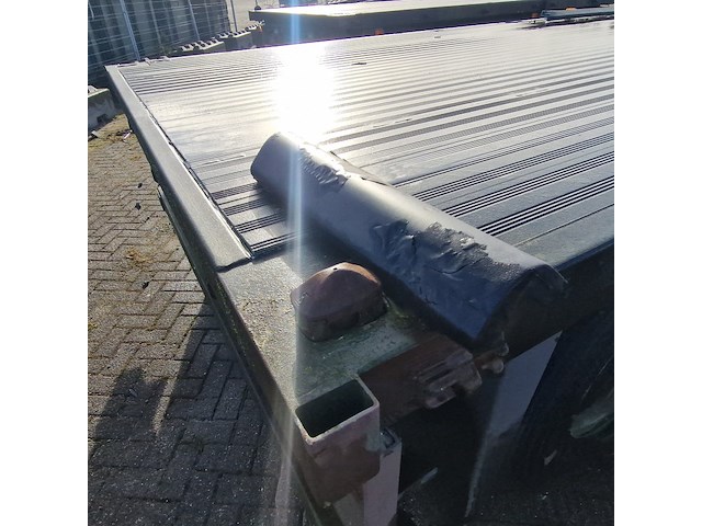 Open aanhangwagen 20ft, hoekstra, legergroen - afbeelding 15 van  29