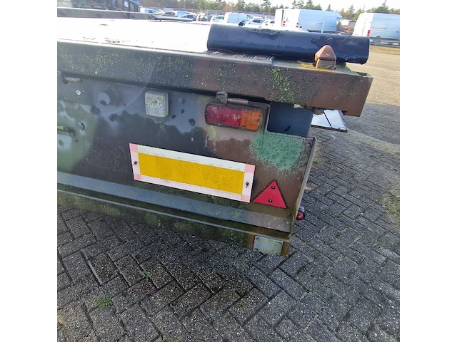 Open aanhangwagen 20ft, hoekstra, legergroen - afbeelding 16 van  29