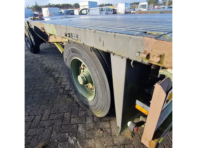 Open aanhangwagen 20ft, hoekstra, legergroen - afbeelding 18 van  29
