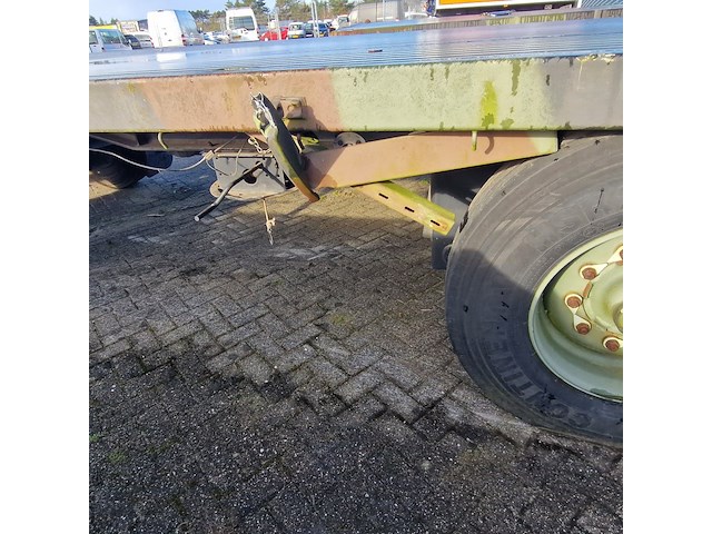 Open aanhangwagen 20ft, hoekstra, legergroen - afbeelding 19 van  29