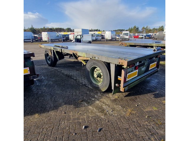 Open aanhangwagen 20ft, hoekstra, legergroen - afbeelding 26 van  29