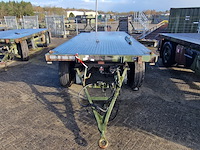 Open aanhangwagen 20ft, hoekstra, legergroen - afbeelding 28 van  29