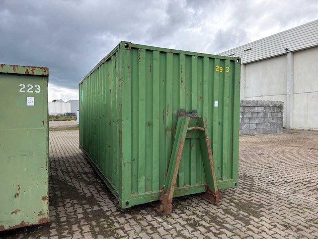 Open haakarm afzet afvalcontainer - afbeelding 1 van  4