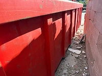 Open haakcontainer met kiepklep - afzet afvalcontainer - afbeelding 5 van  6
