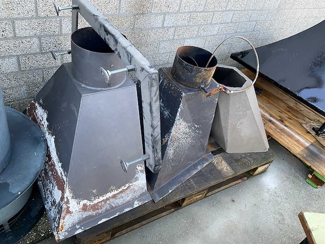 Open haard kappen (3x) - afbeelding 1 van  2