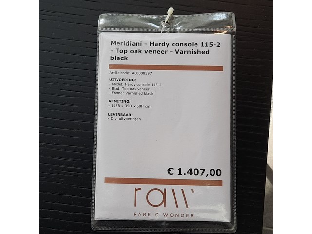 Open kast meridiani, hardy, zwart - afbeelding 2 van  6