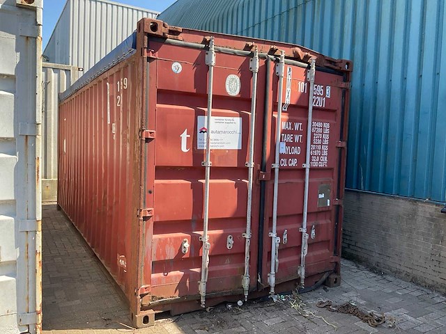 Open top zeecontainer inclusief inhoud - afbeelding 2 van  5
