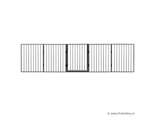 Openhaard rooster 300x76cm - afbeelding 3 van  14