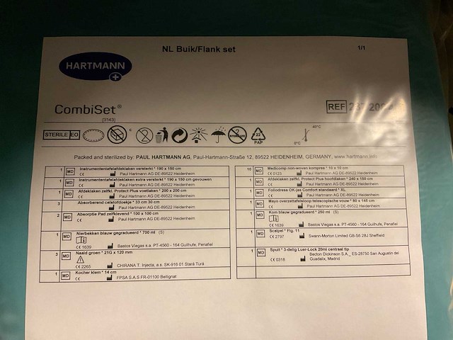 Operatie instrumentensets - afbeelding 5 van  16