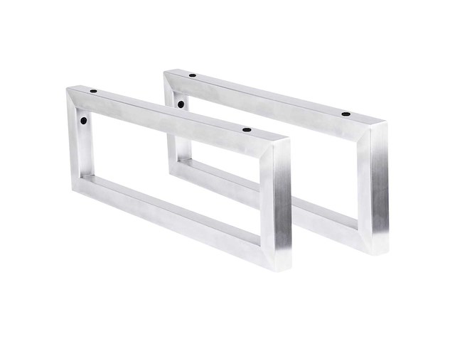 Ophangbeugel voor wastafel chroom 38x20cm - afbeelding 1 van  6