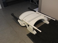 Opklapbare douchestoel voor aan de wand - afbeelding 2 van  2